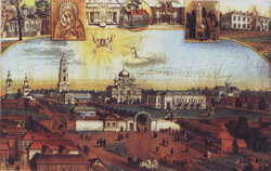 Дивеев монастырь. Старинная литография