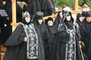 В богослужении приняли участие насельницы Серафимо-Дивеевского монастыря 